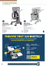 Catalogue METRO | Boulangers Pâtissiers page 144