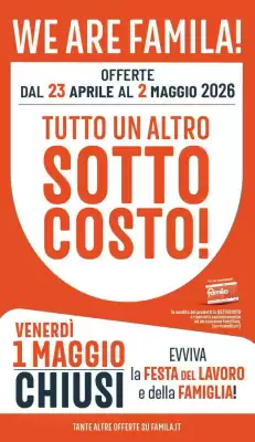 Volantino Famila (valido fino al 2-05)