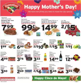 Hannaford flyer week 19 Page 1