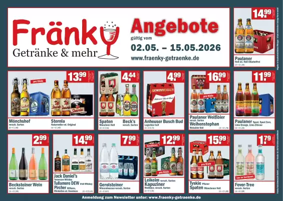 Fränky Getränke (gültig bis 15-05)