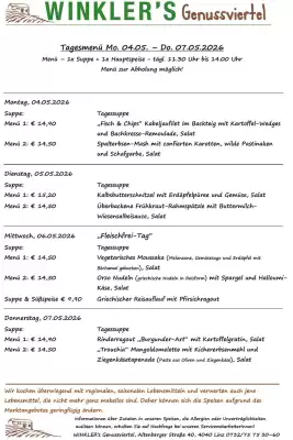 Winkler Markt Flugblatt