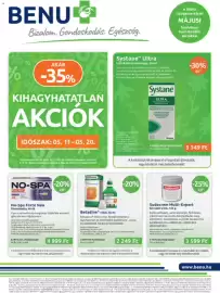 Benu Gyógyszertárak akciós újság Oldal 1