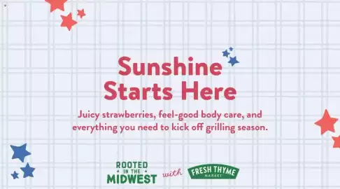 Fresh Thyme weekly ad Page 1