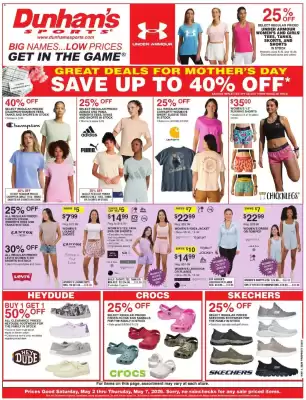 Dunham's Sports weekly ad (valid until 7-05)