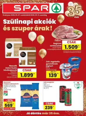 Spar (érvényes eddig: 13-05)