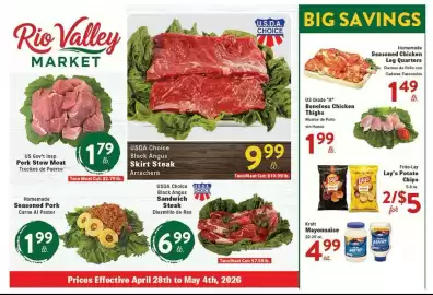Rio Valley Market weekly ad week 18 Page 1