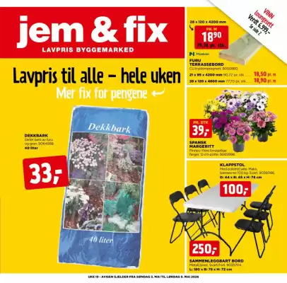 jem & fix (gyldig til 9-05)