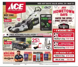 Ace Hardware flyer Page 1