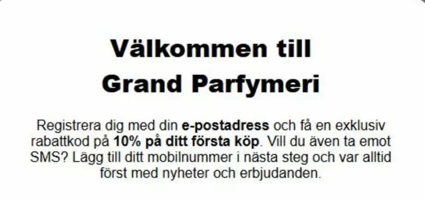 Grand Parfymeri (giltig till och med 30-06)