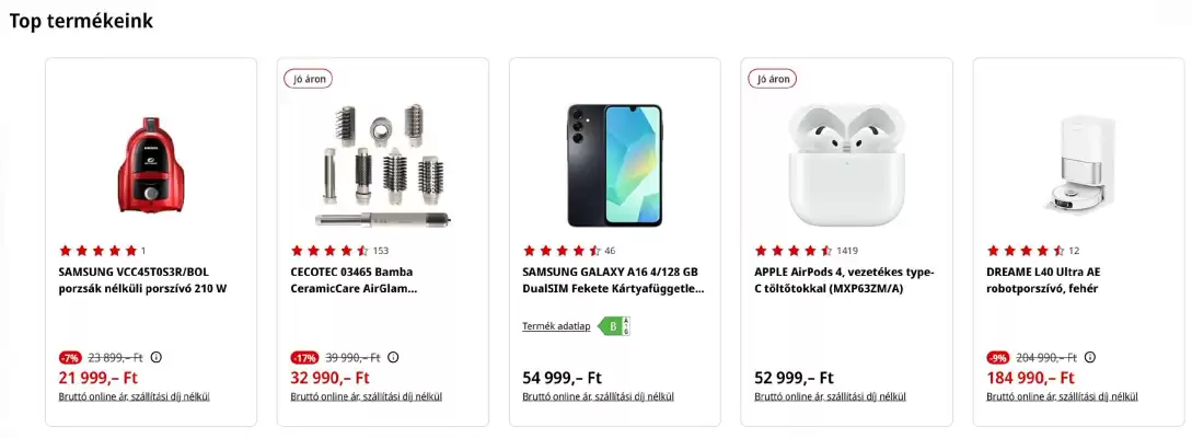 MediaMarkt (érvényes eddig: 8-05)