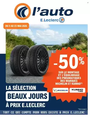 Catalogue E.Leclerc L'Auto (valable jusqu'au 23-05)