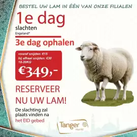 Tanger Markt folder Pagina 1