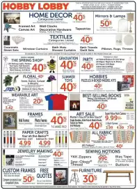 Hobby Lobby weekly ad week 19 Page 1