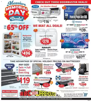 ABC Warehouse (valid until 10-05)