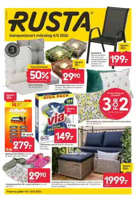 Rusta (giltig till och med 10-05)