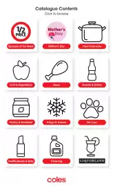Coles catalogue week 19 Page 1