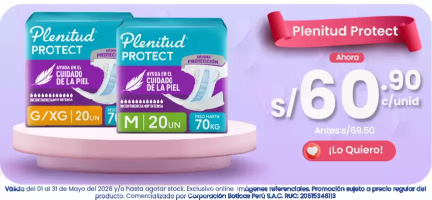 Boticas Perú (válido hasta 31-05)