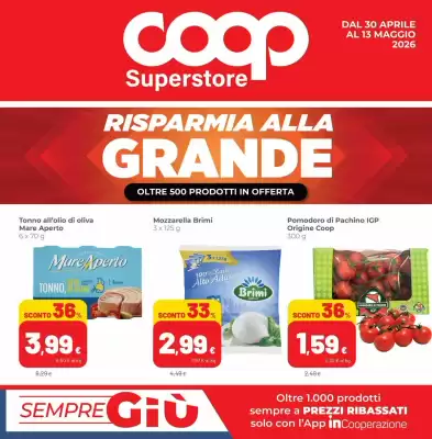 Volantino Coop Master Alleanza 3.0 (valido fino al 13-05)