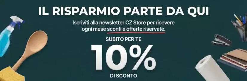 Volantino CZ Store Pagina 1