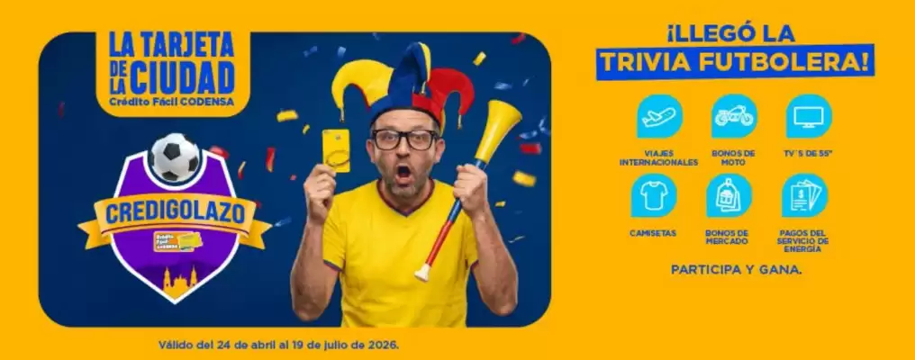 Crédito Fácil Codensa (válido hasta 19-06)