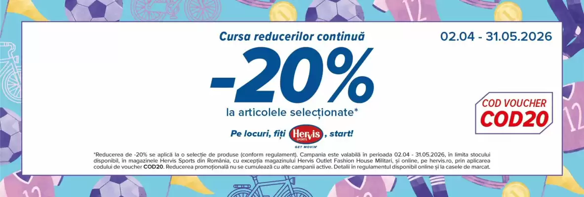 Hervis (valid până la 31-05)