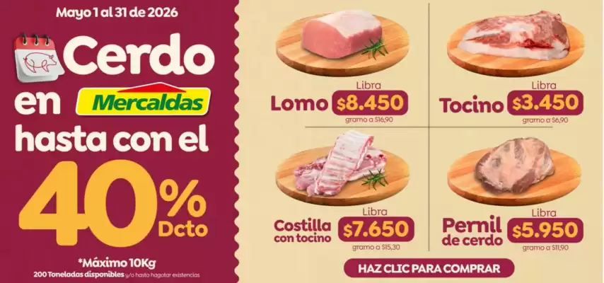 Mercaldas (válido hasta 31-05)