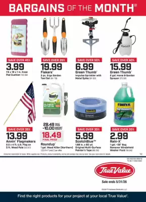 True Value (valid until 31-05)
