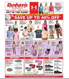 Dunham's Sports weekly ad week 18 Page 1