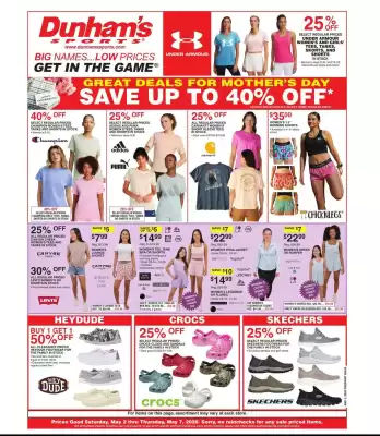 Dunham's Sports weekly ad