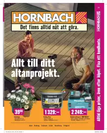 Hornbach reklamblad Sida 1