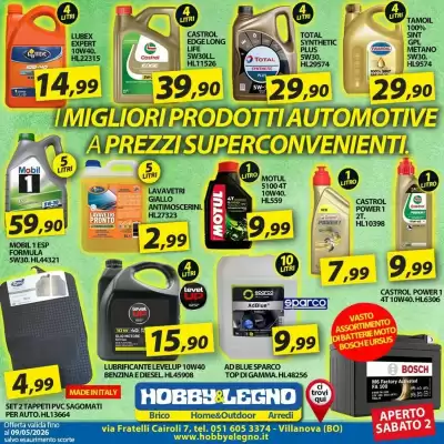 Hobby e Legno (valido fino al 9-05)