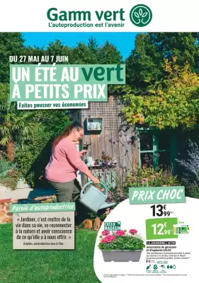 Gamm vert (valable jusqu'au 7-06)