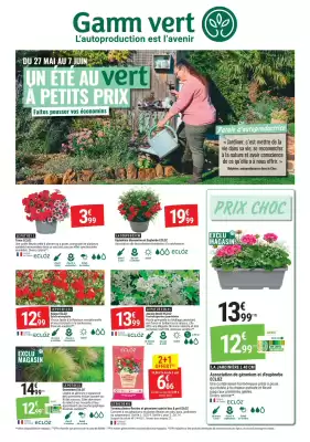 Gamm vert (valable jusqu'au 7-06)