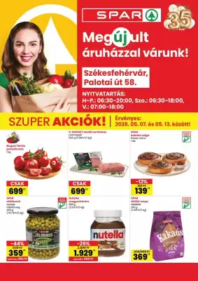 Spar akciós újság (érvényes eddig: 13-05)