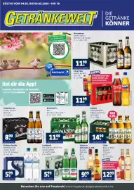 Getränkewelt Prospekt woche 19 Seite 1