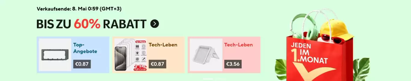 AliExpress Flugblatt Seite 1