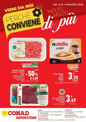 Volantino Conad Superstore (valido fino al 19-05)