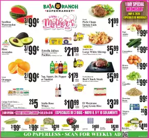 Baja Ranch weekly ad week 19 Page 1