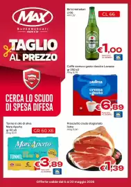 Volantino MAX Supermercati Pagina 1
