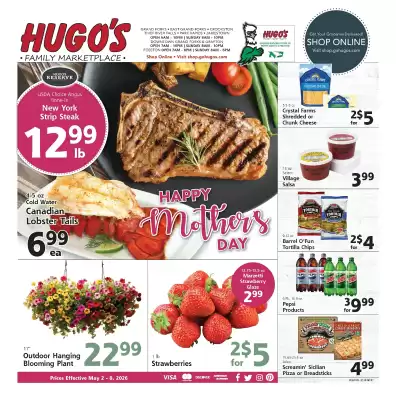 Hugo's Supermarkets weekly ad (valid until 8-05)