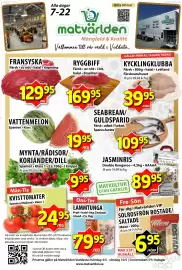 Matvärlden Tensta reklamblad vecka 19 Sida 1