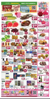 Tony’s Fresh Market (valid until 12-05)