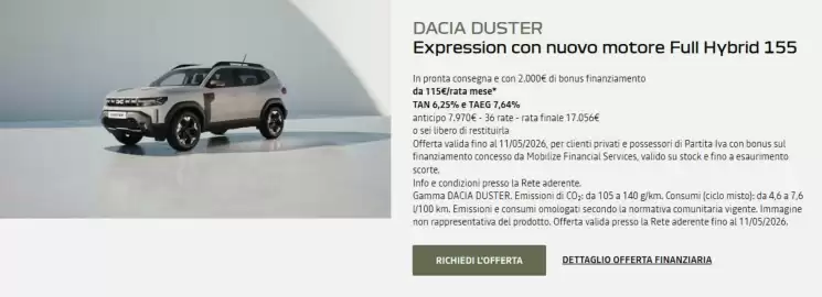 Volantino Dacia settimana 19 Pagina 1