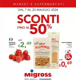 Volantino Migross Supermercati e Market Pagina 1