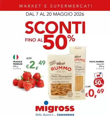 Migross e Market (valido fino al 20-05)
