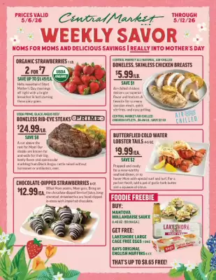 Central Market weekly ad (valid until 13-05)