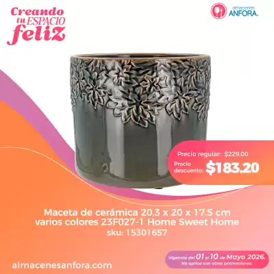 Almacenes Anfora (válido hasta 10-05)