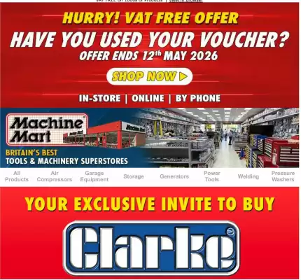 Machine Mart (valid until 12-06)