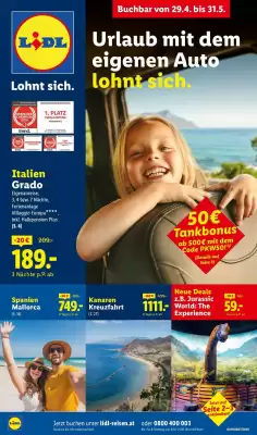 Lidl Reisen (gültig bis 31-05)