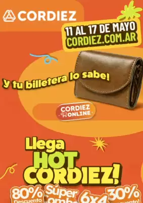 Cordiez (válido hasta 17-05)